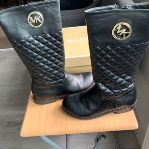 Michael Kors Emma Lux Riding boots girl 5M